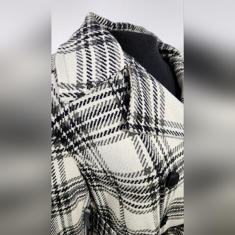 Croft & Barrow Button Coat With Belt Women's Large Petite - Picture 7 of 15
